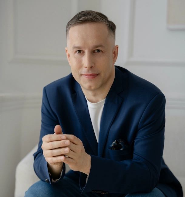 Zdjęcie Michała Kuronia, psychoterapeuty i superwizora